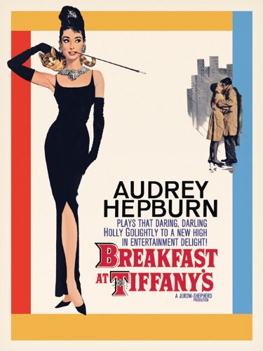 Audrey Hepburn WDC90003 - Lienzo de Audrey Hepburn en Breakfast at Tiffany's