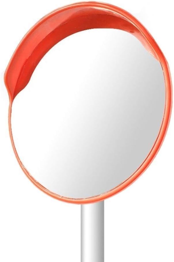 Convex safety mirror, suitable for long-life, wide-angle plastic mirrors Plastic exterior mirrors for village streets (color: B, size: 45 cm)