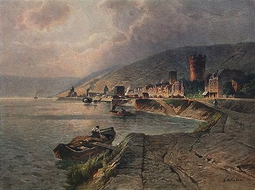 Poster rudesheim par nicolai astudin gerrit toile sans cadre 58x90 cm