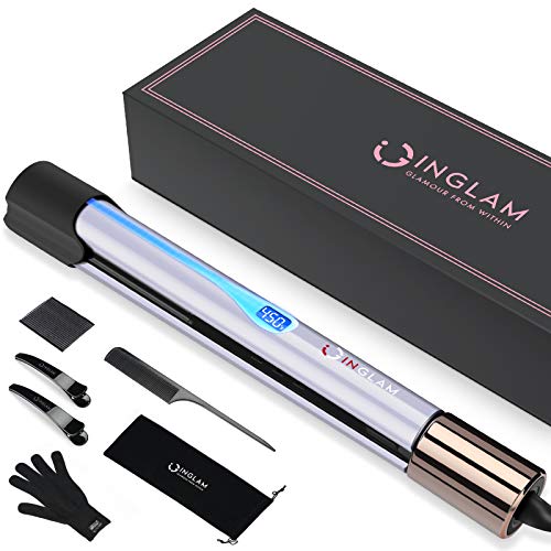Inglam Professional 2 in 1 Hair Straightener and Curling Iron (1