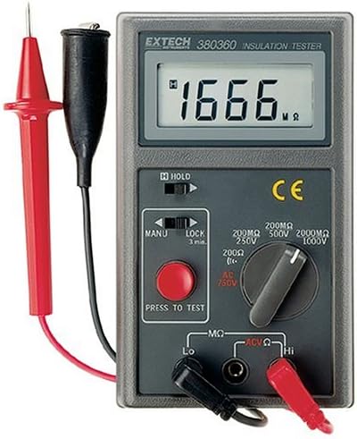 Extech 380360 Digital Megaohm Insulation Tester