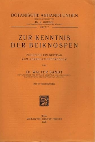 Zur Kenntnis der Beiknospen