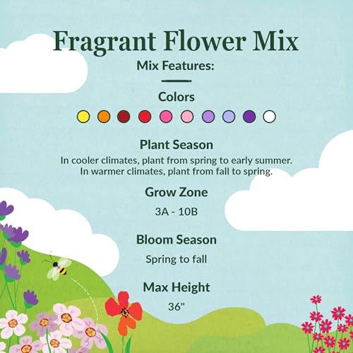 Image of Ferry-Morse Fragrant Bulk Wildflower Seeds, 370,000+, 1 lb