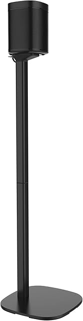 Soundbass ONE Floor Stand, Black, Compatible with Sonos ONE, ONE SL & Play:1, Full Hardware Kit Included, Designed in The UK