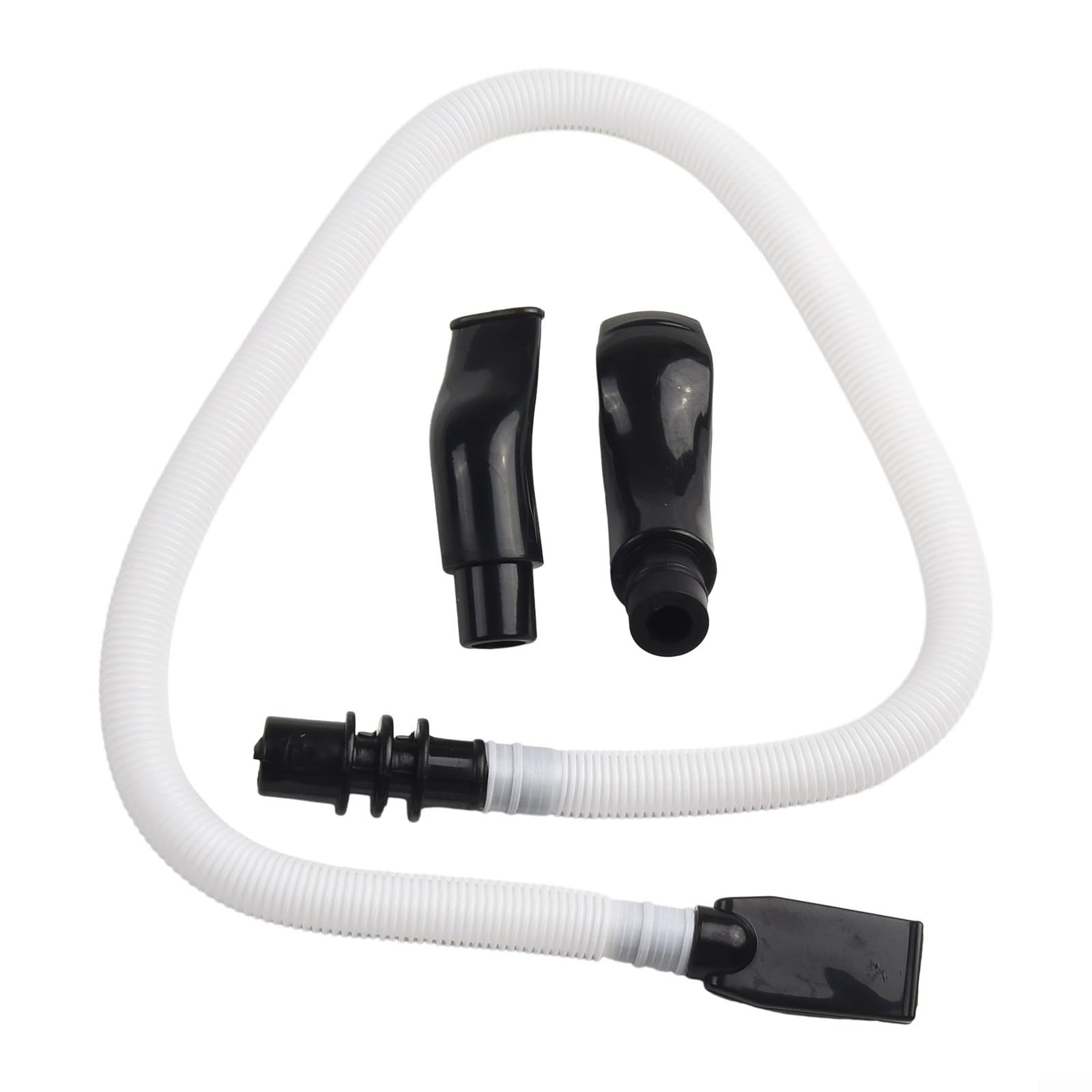 Melodica Tube flexible pour mélodicas à 32 touches et 37 touches - Plastique ABS - Design hermétique - Comprend 2 embouchures - Noir et blanc