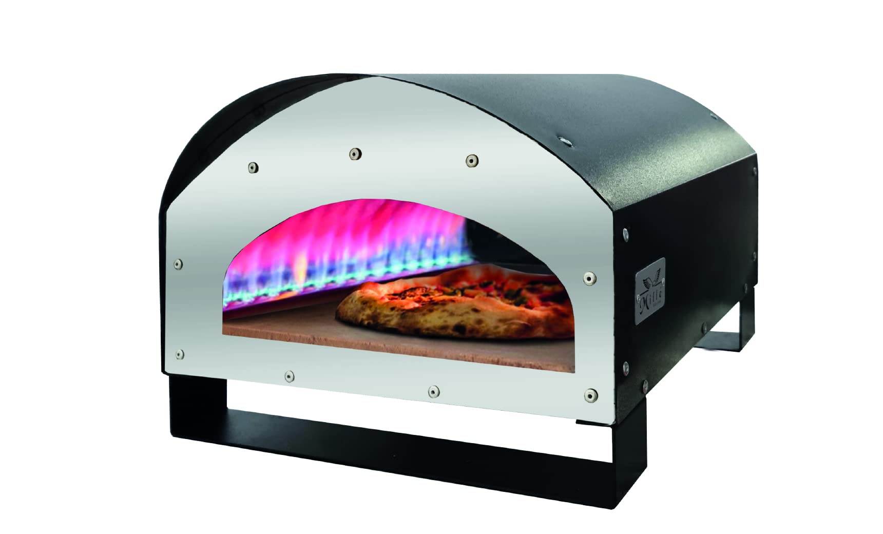 FORNO PORTATILE PER PIZZA A GAS GPL 45X60XH.32CM.MOD.PERSEO NERO