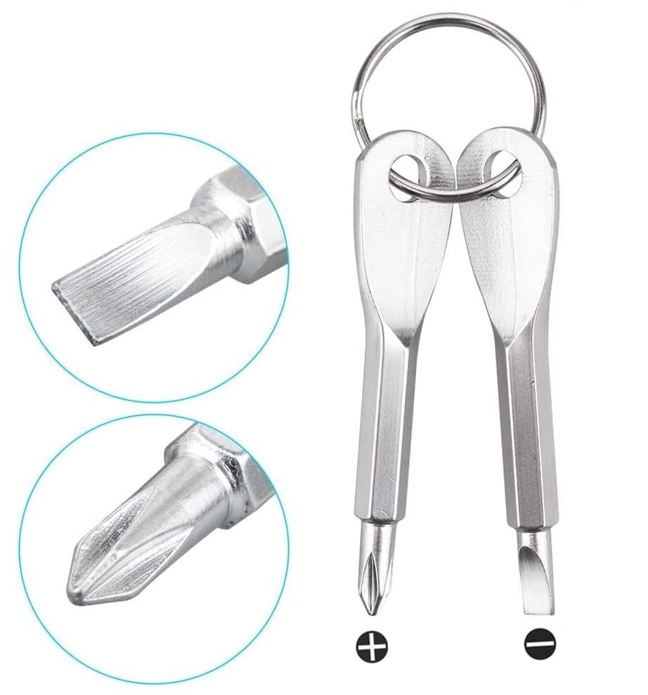 Amazon | ポータブル ドライバー マイナスドライバー ＆ プラス