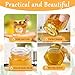 Aliggbent 48 Pack Mini Honey Jars Party Favors in Bulk, 1.5 oz Small Hexagon Glass Honey Jars with Dippers, Lids, Cute Stickers, Bee Charms, Gift Bags and Jute for Baby Showers, Weddings & Birthdays