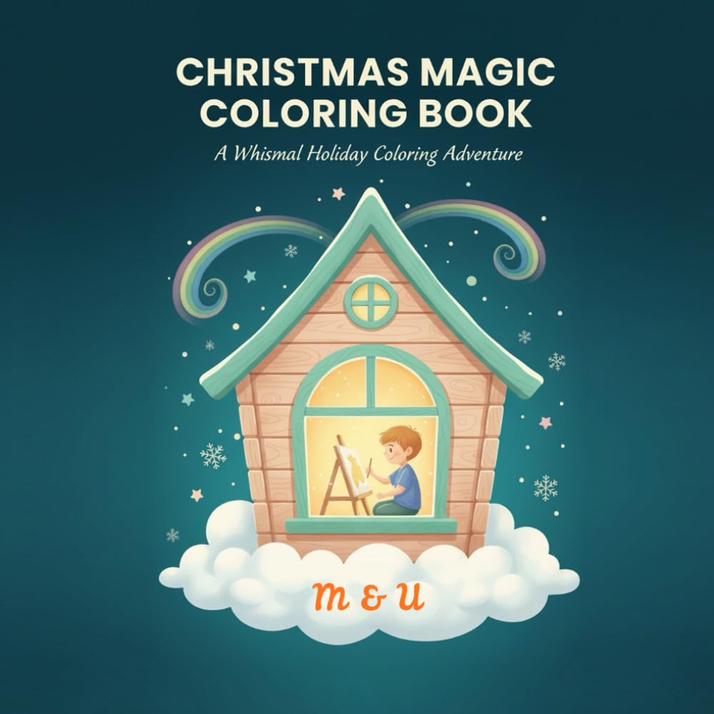 Christmas Magic Coloring Book: A Relaxing Christmas Coloring Adventure with Festive Winter Scenes, Cozy Cottages & Holiday Cheer