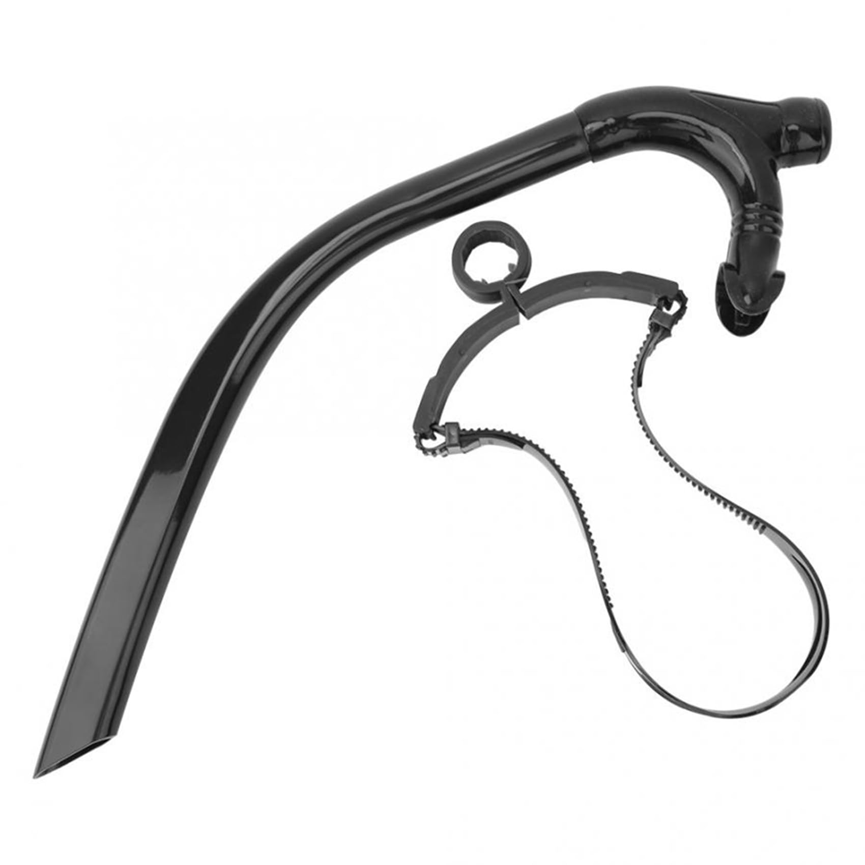 4X Tubo de Respiración Frontal de Natación de Silicona Entrenamiento de Buceo Adultos Snorkel Tubo de Buceo Natación Equipo de Buceo, Negro