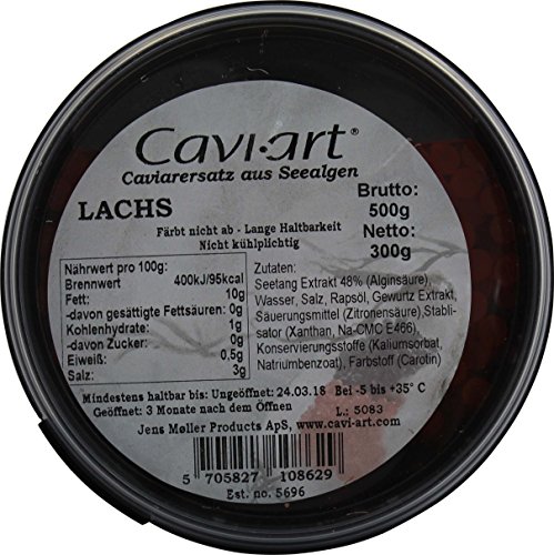 CAVI-ART Lachs-Kaviar Alternative, 500g Cover