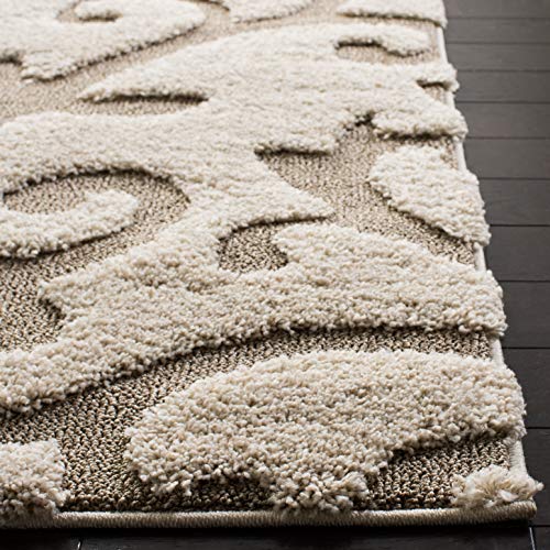 Tapete redondo 5 pies crema/beige SAFAVIEH miniatura 5