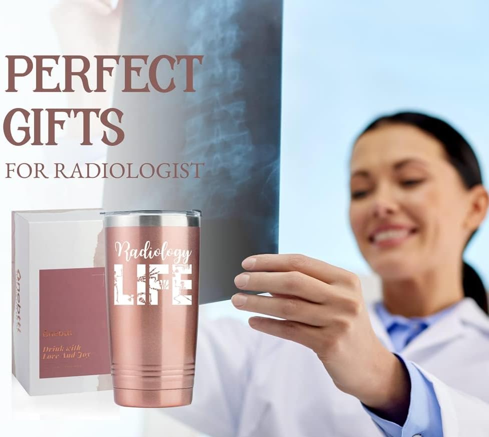 Onebttl Radiology Gifts for Radiologist, Gifts for X-ray Technician on International Day of Radiology, Birthday and Christmas, 20 oz Insulated Stainless Steel Tumbler - Radiology Life - Image 4