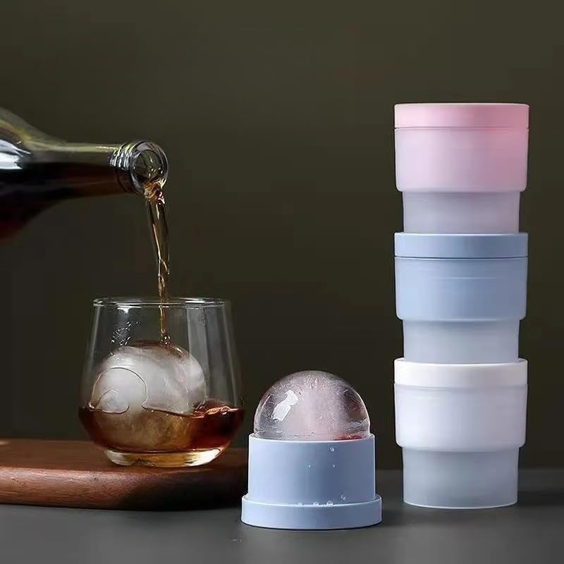 Molde para hielo esférico de silicona 6 piezas miniatura 1