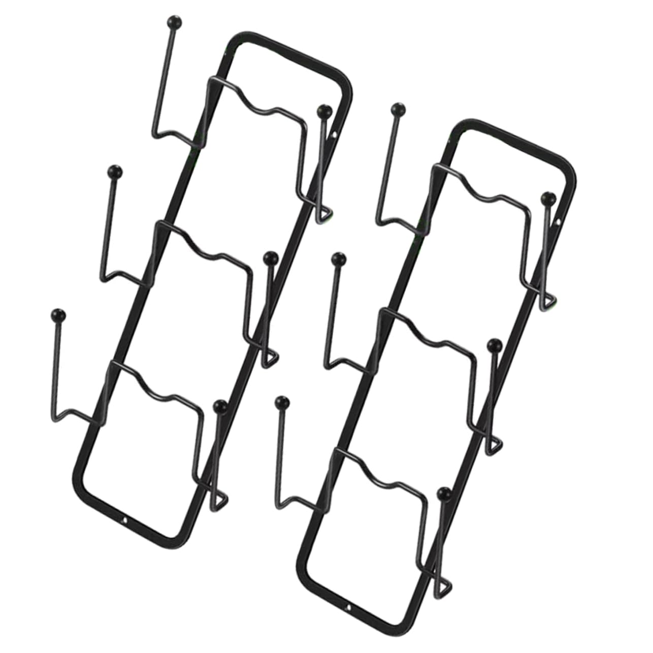 Amosfun 2piezas Rejilla para Tapas de Ollas Organizador Delicado y Reutilizable Soporte Decorativo de Tres para Cocina Soporte para Tapas de Ollas sin Perforaciones para Almacenamiento