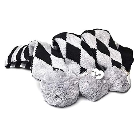 PLUSKER Golf Head Covers Set with Pom Pom Cover