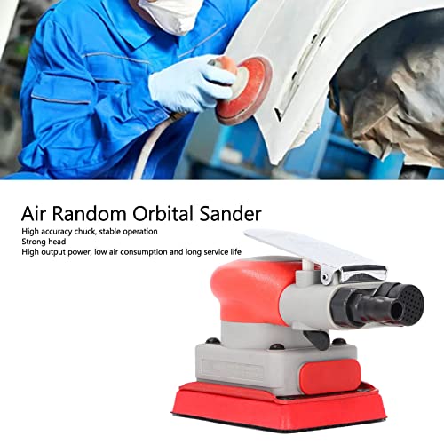Air Random Orbital Sander, 10000rpm Air Powered Sander, Zinc Alloy Pneumatic Sander, Palm Air Powered Sander - Image 3