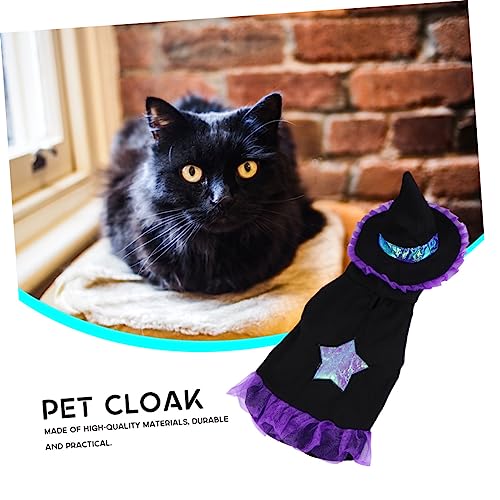 Disfraz de Mago para Perros y Gatos Talla L miniatura 2