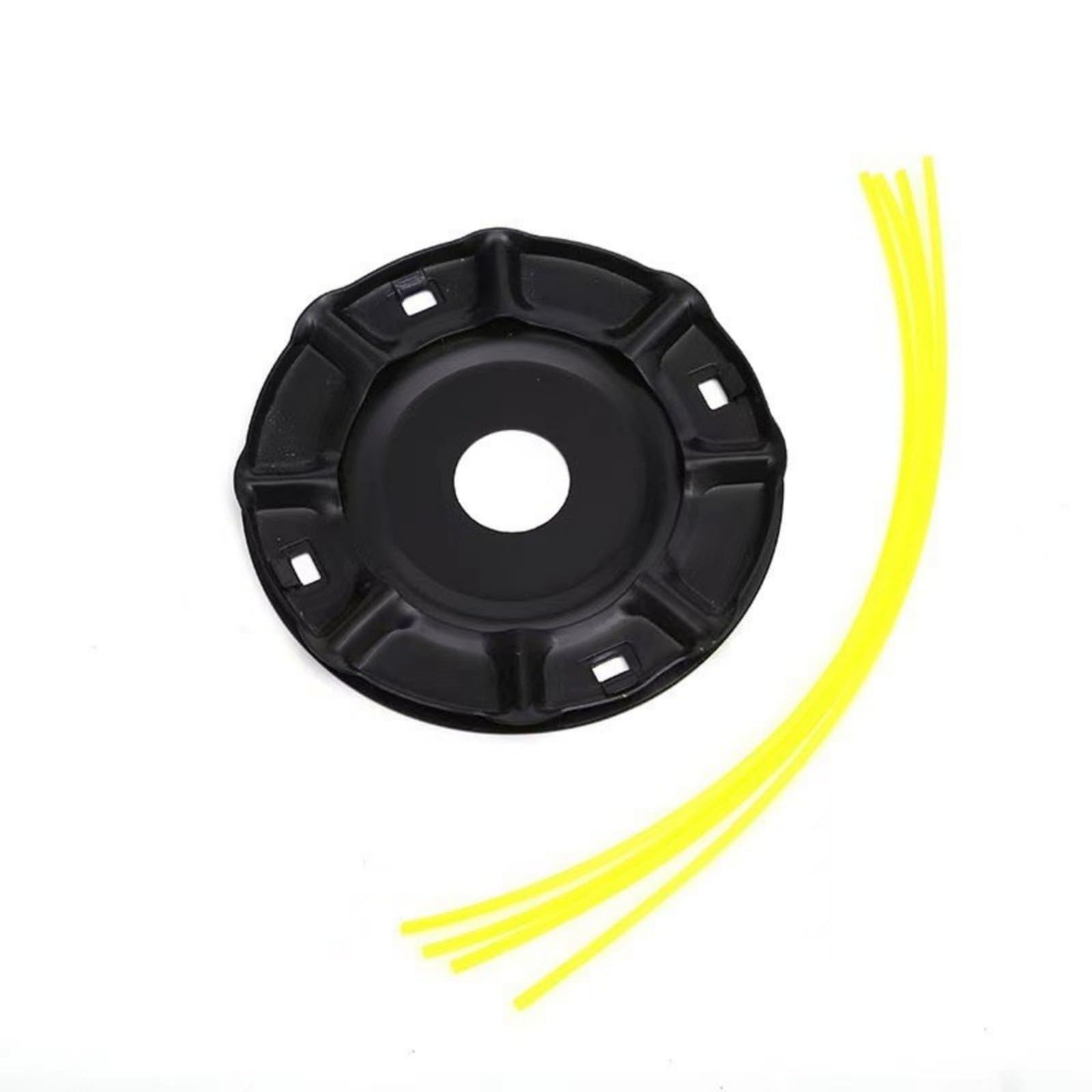 Multipurpose Trimmer Head for Most Lawnmowers Efficient Grass and Brush Cutting Easy Installation Metal Replacement Trimmer Head for Yard Maintenance