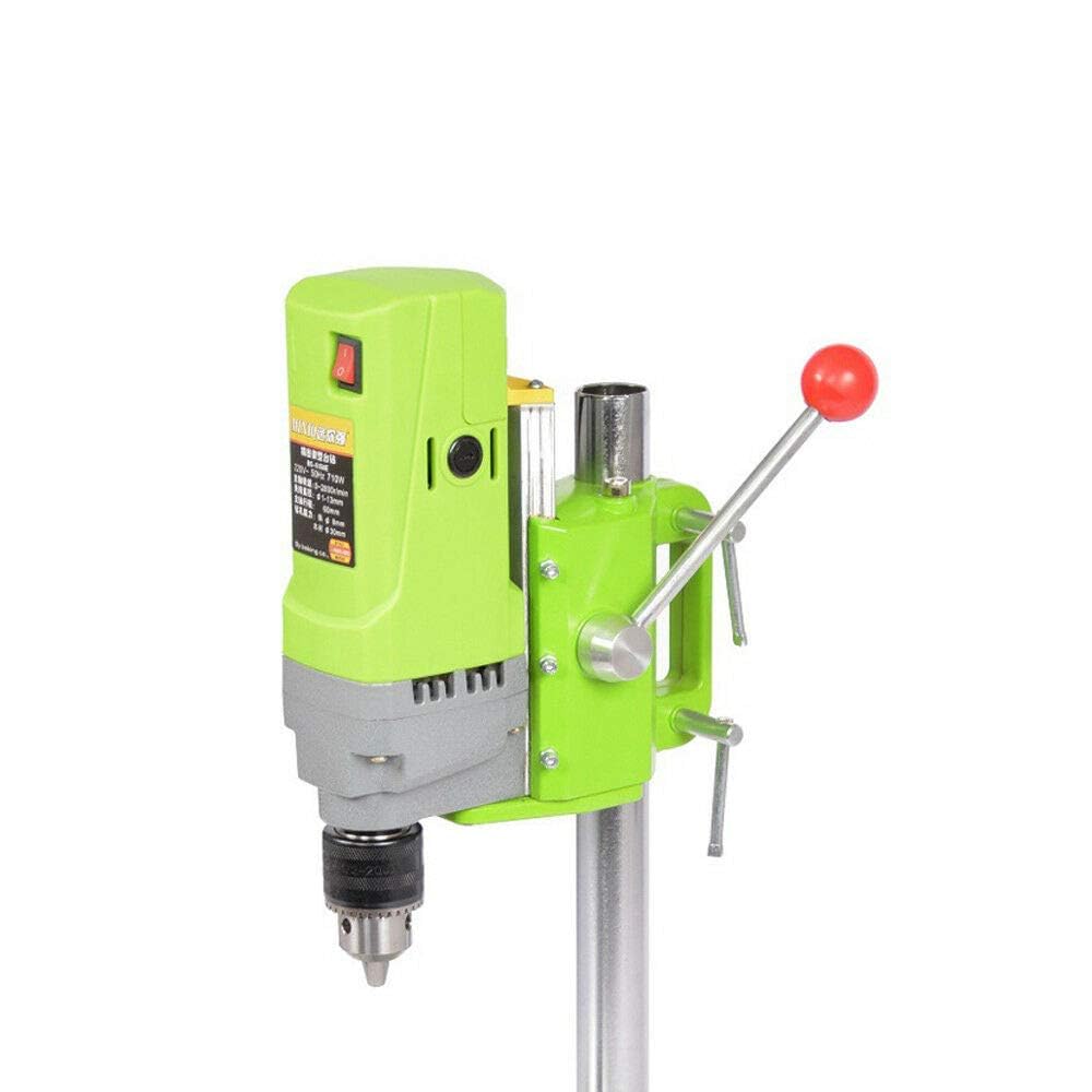 Stojak na elektryczną wiertarkę stołową, narzędzie do naprawy 710 W Wiertarka rozprężna, mini elektryczna wiertarka stołowa, uchwyt wiertarski 1-13 mm, narzędzie do samodzielnego montażu mebli