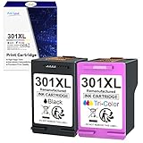 Seitenleistung: 480 Seiten pro 301xl schwarze Tintenpatrone, 330 Seiten pro 301xl dreifarbige Tintenpatrone (bei 5 % Deckung von A4)