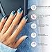 KISS imPRESS No Glue Mani Press On Nails, Color, 'All Black', Black, Short Size, Squoval Shape, Includes 30 Nails, Prep Pad, Instructions Sheet, 1 Manicure Stick, 1 Mini File