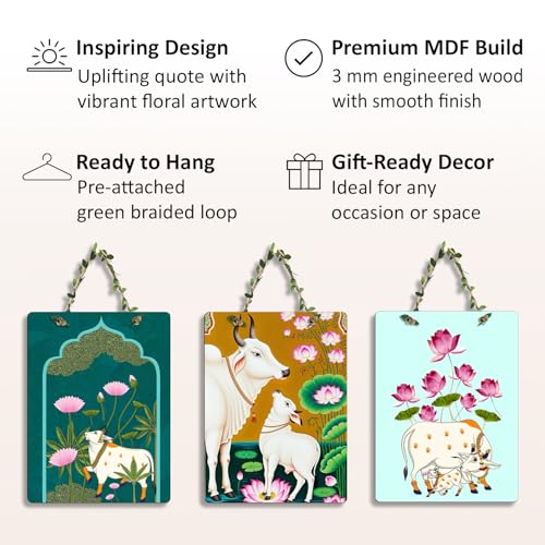 Image of Sehaz Artworks Home Decoration Items for Living Room | Wall Decor Items for Living Room | Pooja Room Decorations Items | Wall Hanging Decoration | Decorative Items for Living Rooms