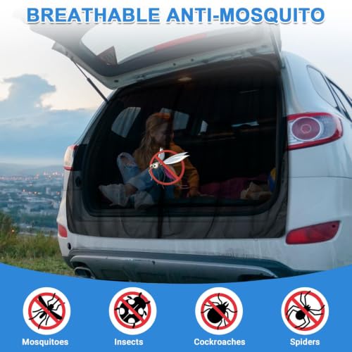 Mosquitera de coche para BMW X2 U10 que evita insectos en el maletero 5