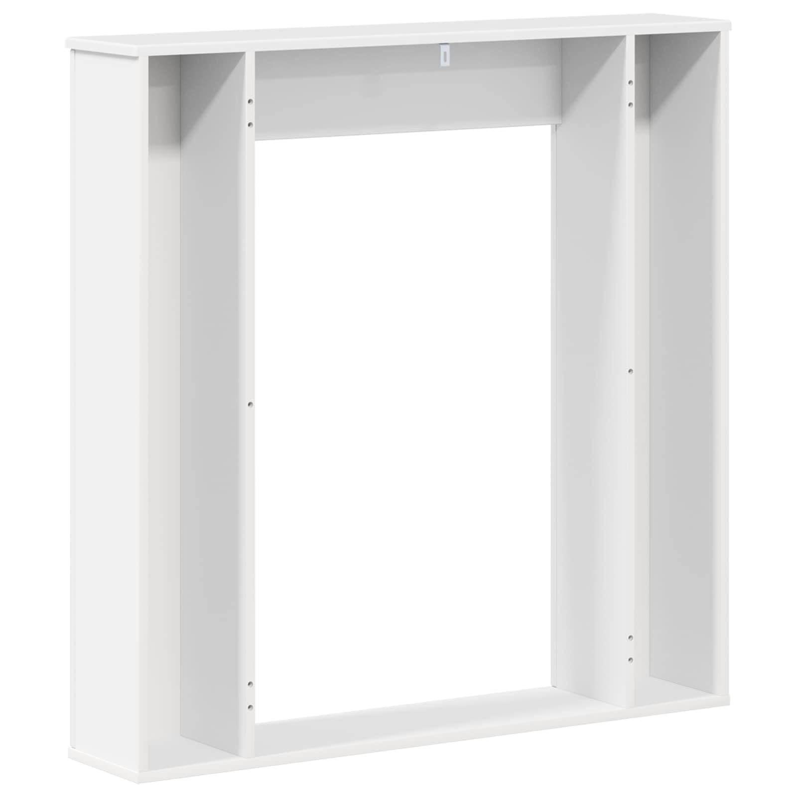 Cornice decorativa per camino in legno, 100 x 20 x 100 cm