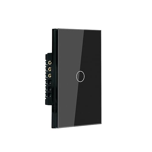 Interruptor de luz de pared inteligente WiFi, control múltiple de 3 vías, interruptor táctil Wi-Fi de 2.4 GHz, requiere cable neutro, se adapta con