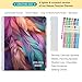 Aug 2025-Jul 2026 Lite Teacher Lesson Planner Notebook 8.5x11 Daily Weekly Monthly Organizers - Includes 7 Periods, Dated Calendar, Page Tabs, Bookmark, and Planning Stickers (Pastel Peacock)
