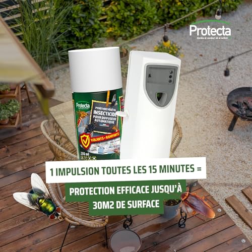 Diffuseur insecticide automatique programmable Protecta anti-moustiques et insectes - 6