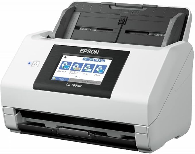 エプソン A4シートフィードスキャナー 両面同時読取 A4片面35枚 分 DS571W 200 300dpi WiFiモデル