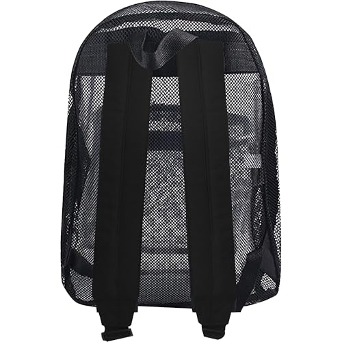 STAPLES 2075277 Mesh Backpack Black (29693)3