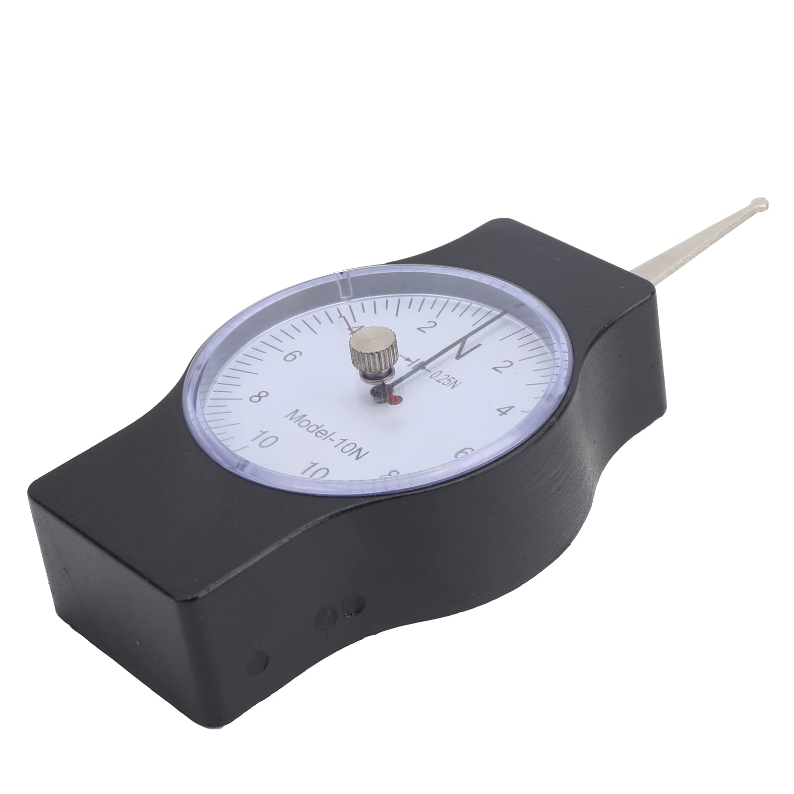 SEN - 10-2 Medidor de tensión de dial, tensiómetro de doble puntero, medidor de tensión de bolsillo de 10 N con escala clara para la prueba de presión de resortes de