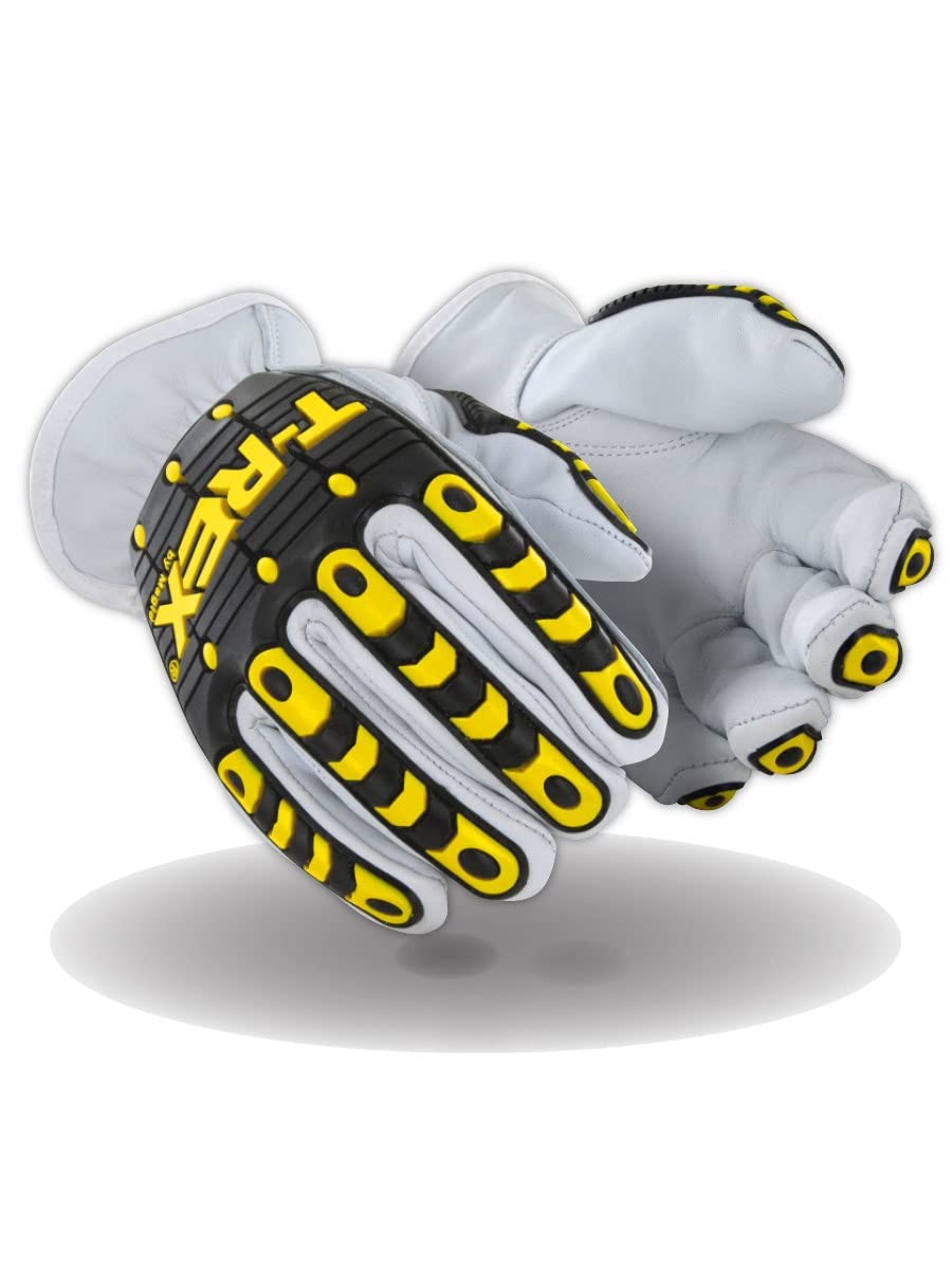 Magid Safety TREX TRX840M Impact Glove KevlarLined Premium Grain