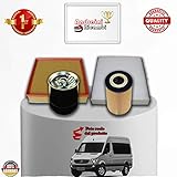  KIT TAGLIANDO 4 FILTER MERCEDES SPRINTER II 211 CDI ab 2006 -> OHNE SENSOR
