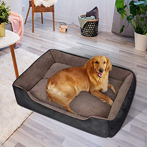 Cloudzone Dog Beds For Large Dogs, Large Dog Bed Machine Washable Rectangle Breathable Soft Padding With Nonskid Bottom Pet Bed For Medium And Large Dogs Or Multiple. #TOP4