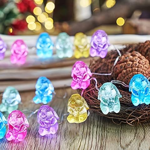 Bunny Decorative String Lights with Remote Control Cover