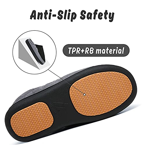 Mishansha Inverno Uomo Pantofole Donna Ciabatte Casa Memory Foam Unisex Caldo Comode Morbide Antiscivolo Interni ed Esterni 36-48 EU - Image 7