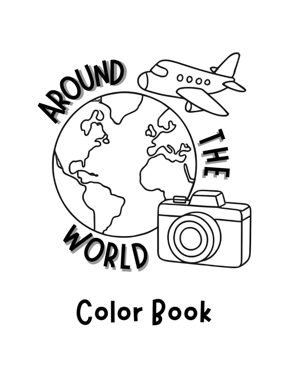 Around the world: Color book