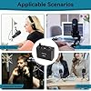 Beufee Microphone Preamp, Condenser Microphone Headphone Amplifier Audio Preamplifier Microphone preamplifier 48v Phantom Power Xlr Output for Any Condenser Mobile Music Recording Equipment, Black #2