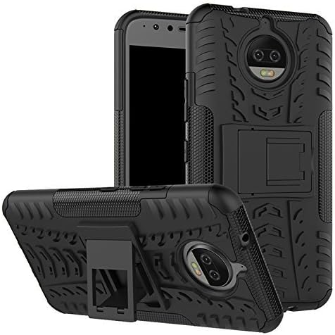 STARZ Polycarbonate Rugged Armor Case For Moto G5S Plus (Moto G5S Plus) Black