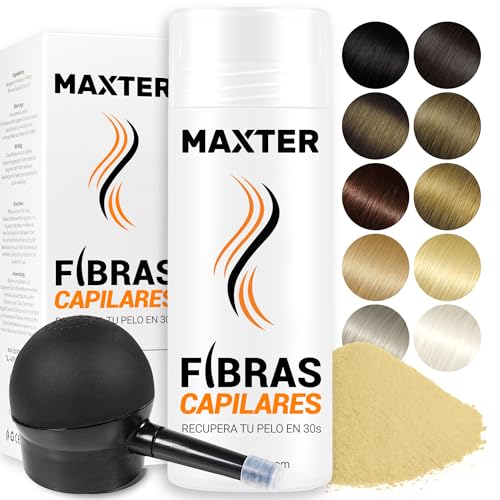 Poudre Cheveux Homme Femme Maxter Fibre Capillaire Blond Clair Calvitie