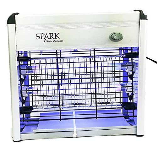 Supermega Mata Mosquitos eléctrico lampara Mata Mosquito para Uso Interior con área de acción de 30m2 (12W-Grande) Cover