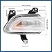 A ABSOPRO Car Front Signal Light Passenger Side for Jeep Renegade 2015-2018 Replacement CH2531105 68256431AA Item Replacement