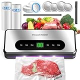 Vacuum Sealer Machine with UV-C Light, Includes Mason Jar Sealer Kit and 2 Bag...
