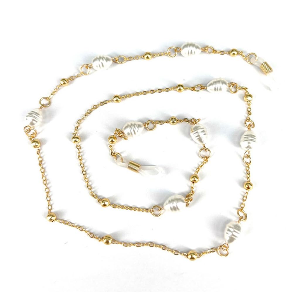 Accessori for Cordino con Perline Occhiali Anti-smarrimento Corda Bocchino Collana Catena for Occhiali