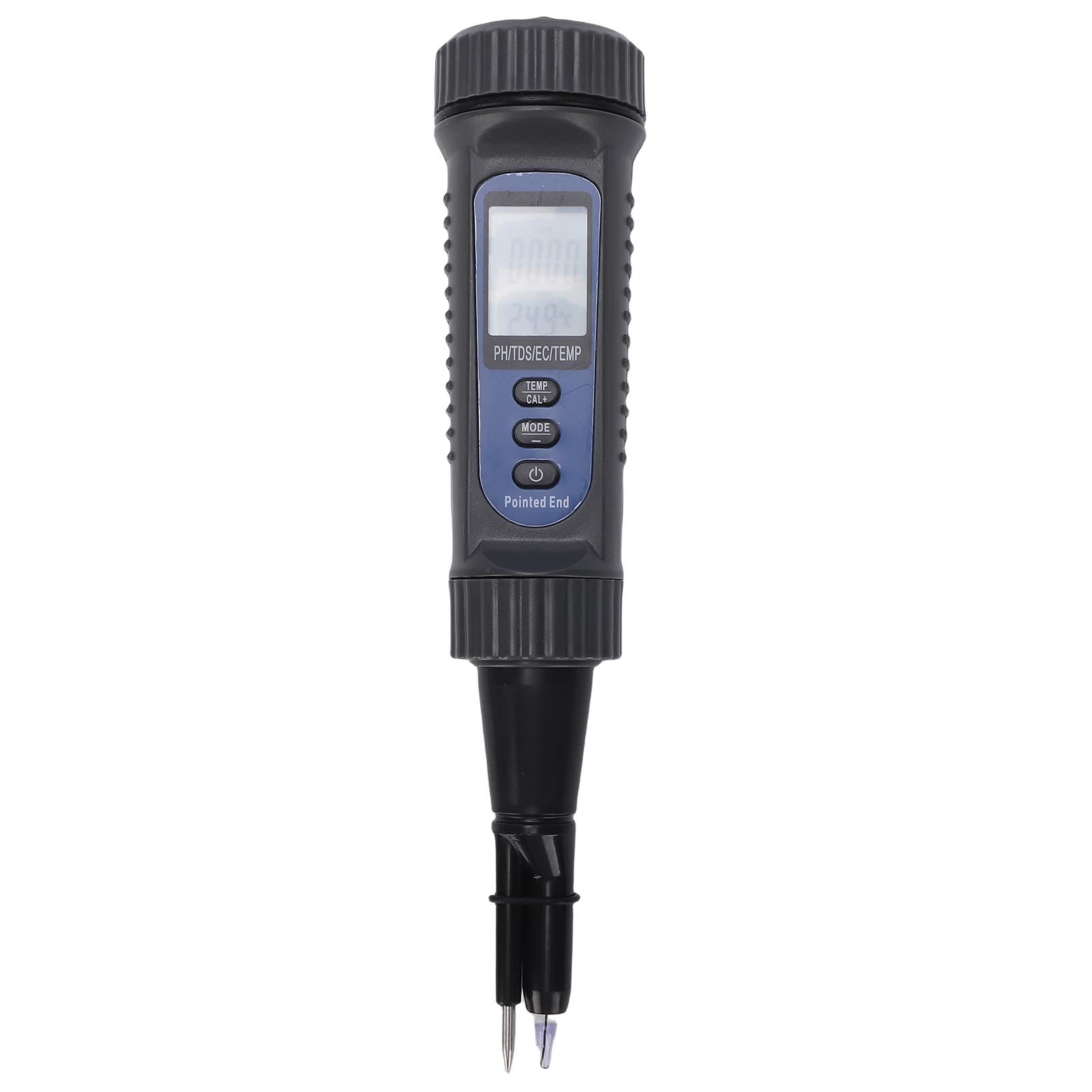 PH-Messgerät in Lebensmittelqualität, Hochpräzises PH-EC-TDS-Temperaturmessgerät mit Automatischer Temperaturkompensation, für Sauerteig, Käse, Fleisch, Bodenkosmetik