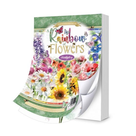 Hunkydory Crafts The Little Book of A6 Rainbow Flowers